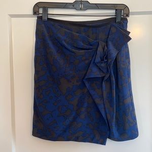 Hanii Y silk gathered front skirt